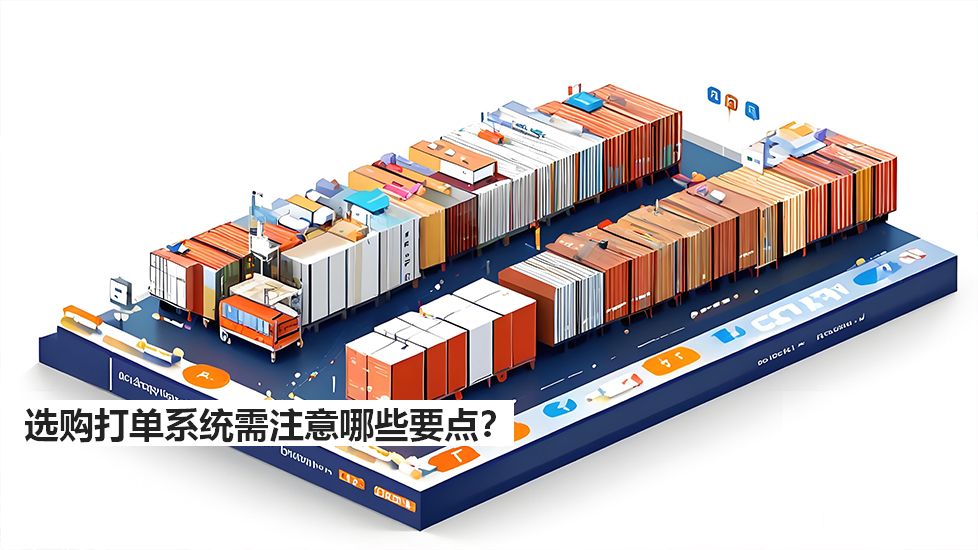 选购打单系统需注意哪些要点？