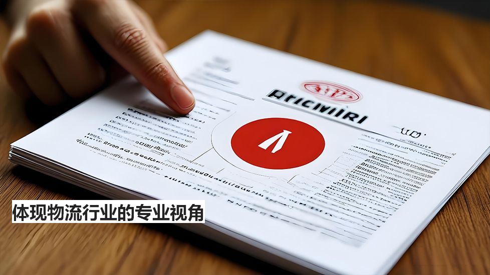 体现物流行业的专业视角