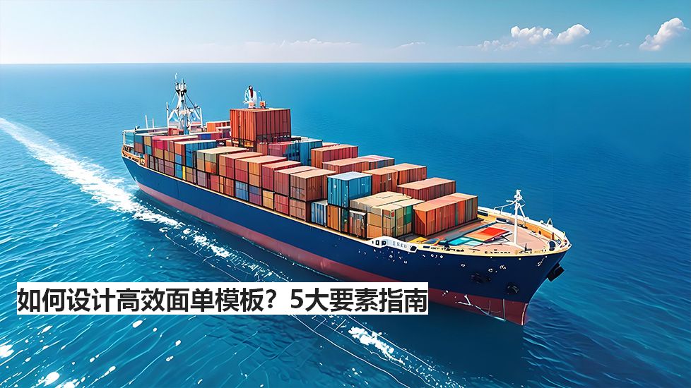 如何设计高效面单模板?5大要素指南 如何设计高效面单模板?5大要素指南