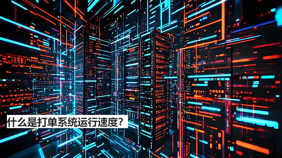 什么是打单系统运行速度？