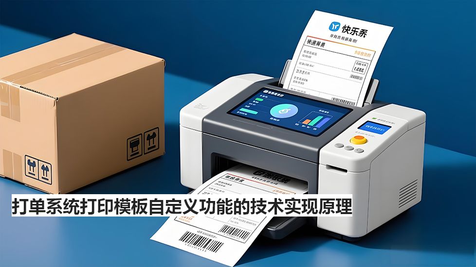 打单系统打印模板自定义功能的技术实现原理