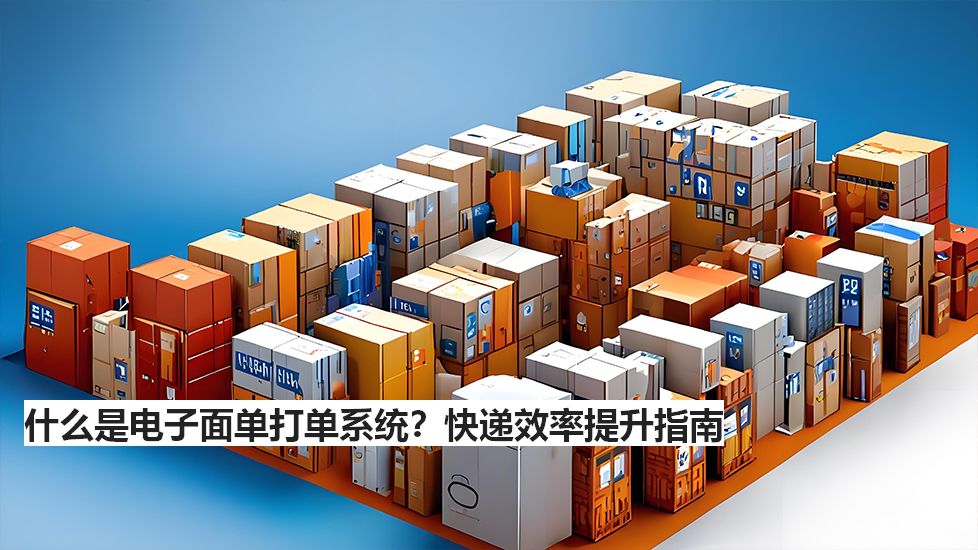 什么是电子面单打单系统？快递效率提升指南