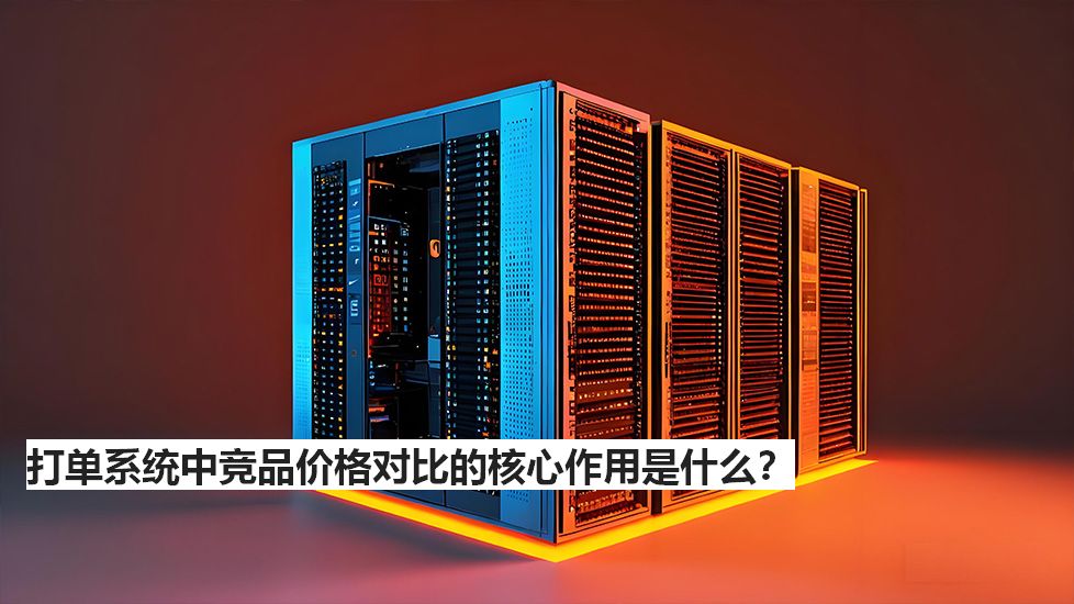 打单系统中竞品价格对比的核心作用是什么？