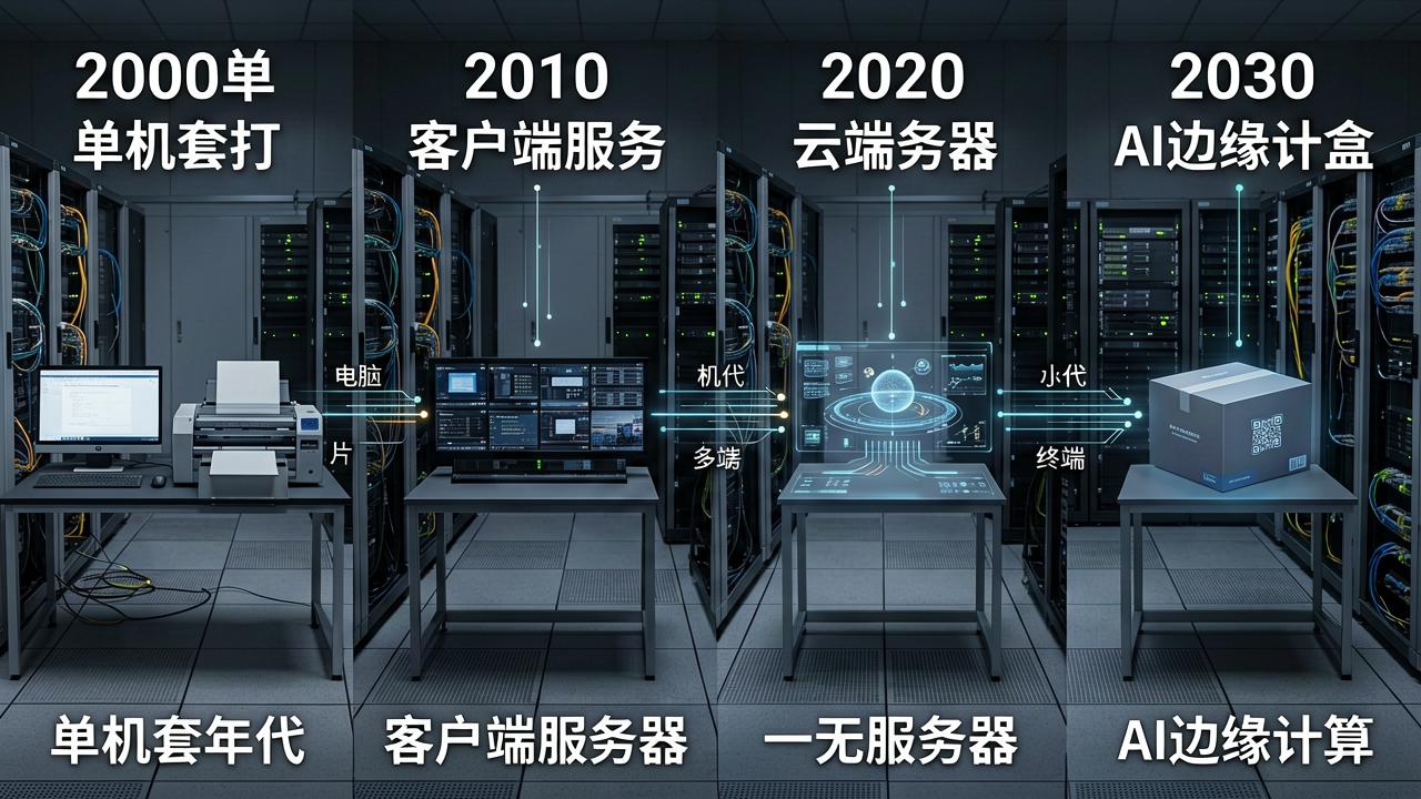 现代打单系统发展简史：从单机到云端的技术演进