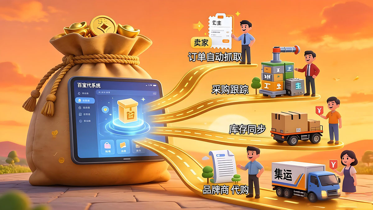百宝代代购代采代发系统