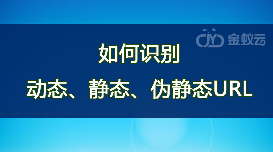 如何识别动态、静态、伪静态URL？各有什么区别？